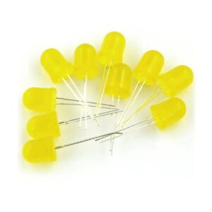 10 Pcs Yellow LED Bulb