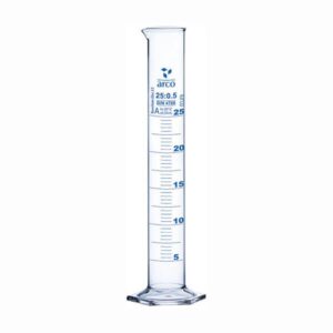 Arco Measuring Cylinder 25mL Class-A Hexagonal Base