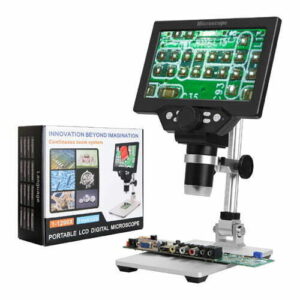 Portable Digital Microscope with 7 inch LCD Monitor 12MP