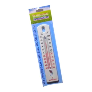 Room Thermometer In-Outdoor Wall Hanging Durable Thermometer