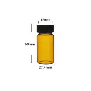 Amber Glass Vial 20mL with Screw Cap