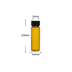 Amber Glass Vial 8mL with Screw Cap China