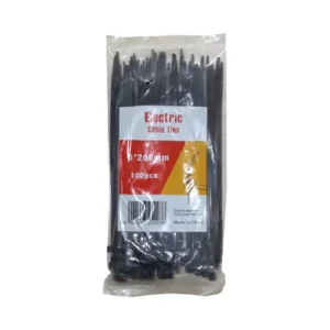 Cable Tie 200mm 100 Pcs Black Color