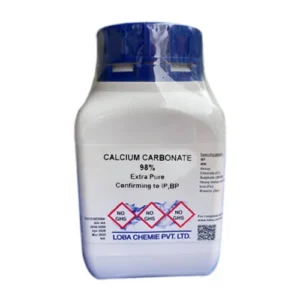 Calcium Carbonate 98% Extra Pure 500gm, Loba India