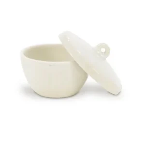 Ceramic Crucible with Lid 30 mL