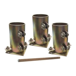 Concrete Cylinder Molds 1 Set (3 Cylinder+1 Rod) 8×4 Inch