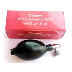 Dearon Sphygmomanometer Valve with Bulb, BP Machine Bulb