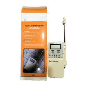Digital Thermometer with Steel Sensor Probe WT-2
