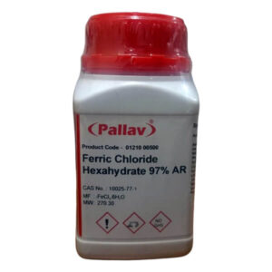 Ferric Chloride Hexahydrate 500gm AR Grade Pallav