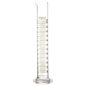 Glass Measuring Cylinder 250ml Graduated Cylinder, China