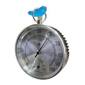Indoor Outdoor Analog Dial Hygrometer, Temperature and Humidity Meter