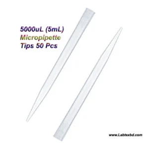 Micropipette Tips 5mL Long Mouth 5000uL 50pcs Tips