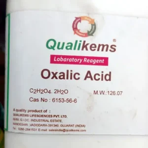 Oxalic Acid Dihydrate 500gm Qualikems, India