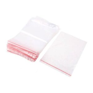 Plastic Zipper Bag 6×5 Inch 100 Pcs