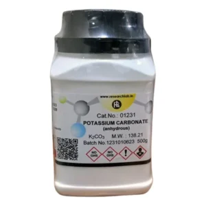 Potassium Carbonate Anhydrous 500gm ResearchLab, India
