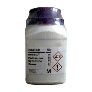 Potassium Hydroxide Flakes, 500gm Merck India