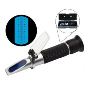 Refractometer 0-50% for Methanol, Glass Resin