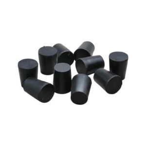 2Pcs Rubber Test Tube Cork 15mm Dia