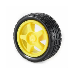 Rubber Wheel for BO Motor (65mm X 26mm) 1 Pcs