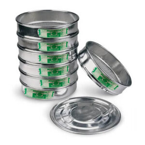 Sieve Set 200mm for Sand FM 8 Pcs Per Set (Sieve with Lead Pan)