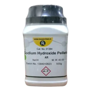 Sodium hydroxide Pellets, 500gm ResearchLab India