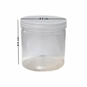 Spare Parts Casket (Transparent Plastic Dibba) 8.5cm Chemical Jar