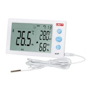 UNI-T UTA12T Digital Hygrometer Indoor-Outdoor Temperature Humidity Meter