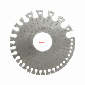 Wire Gauge Meter, SS Wire Thickness Gauge, Round Wire Gauge (1-36)