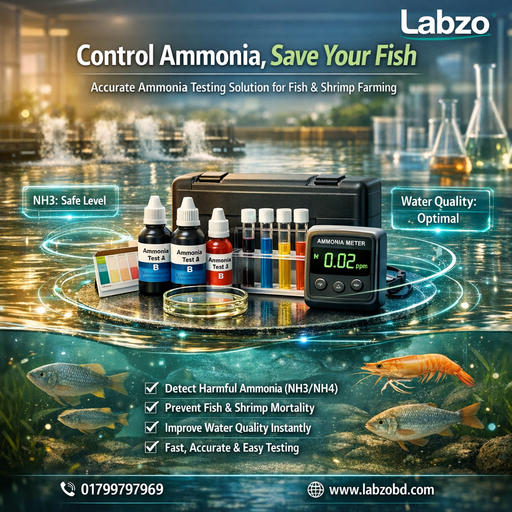 Ammonia Test Kit Fish Pond BD in action in Bangladesh pond