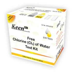 keen free chlorine test kit 100 tests